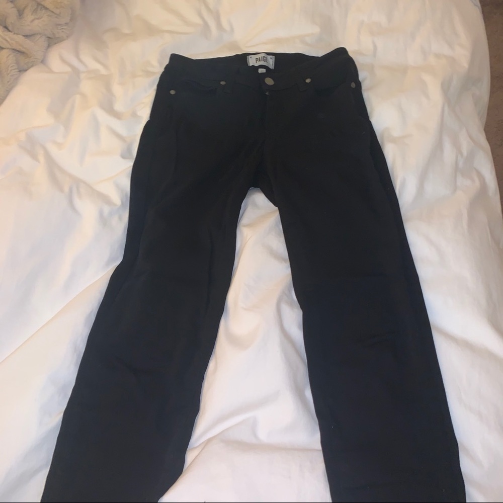 Paige Verdugo Ultra Skinny Black Jeans size 27